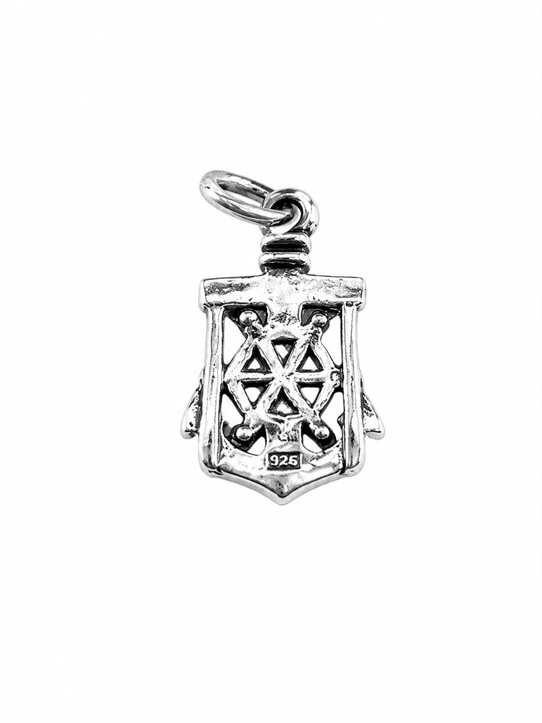 925 Sterling Silver Mariner’s Cross Pendant Anchor Christian Religious Jewelry