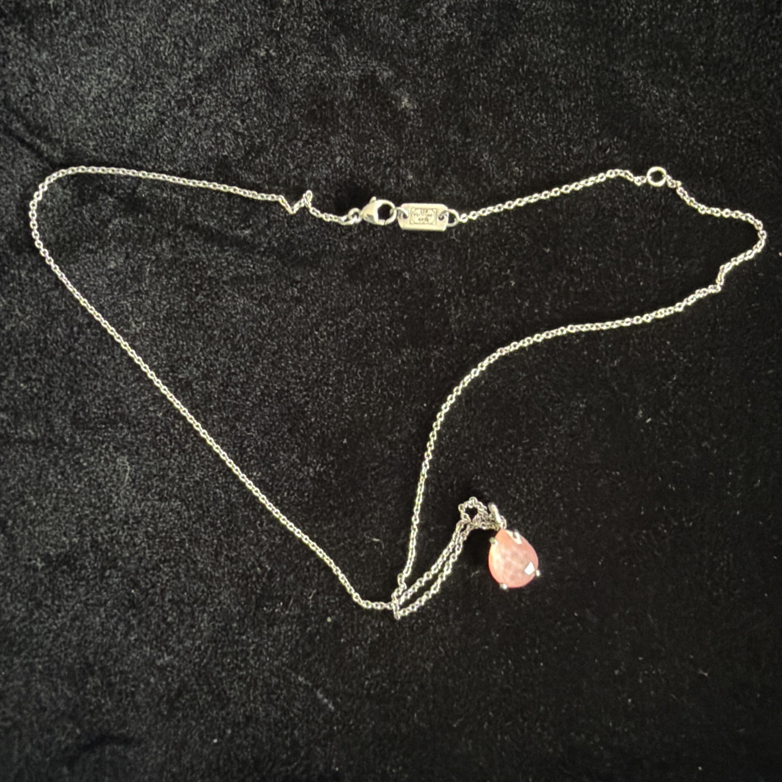 Ippolita Rock Candy Teardrop Silver Doublet Mother-of-Pearl Pendant Necklace