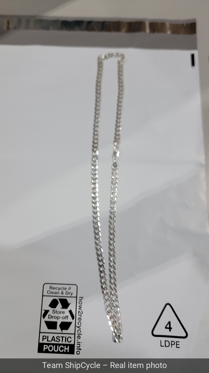 without packaging 925 Sterling Silver Mens Womens Curb Cuban Link Chain G2U