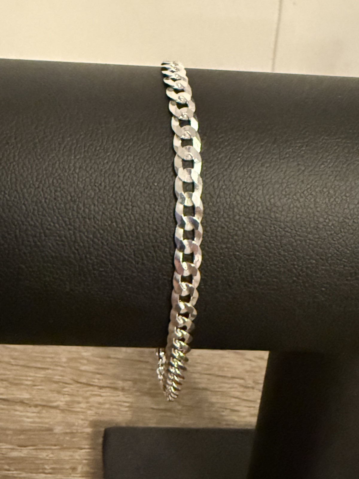 7.5″ 4MM 925 Italian Sterling Silver Cuban Bracelet