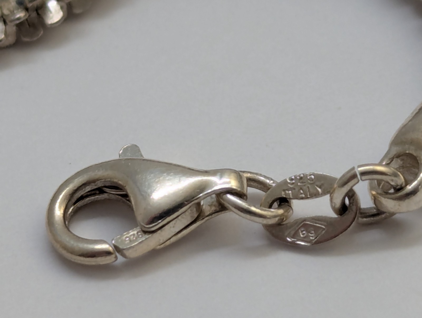 Sterling Silver 18″ 3mm Paddle Bar Margarita Link Chain Necklace