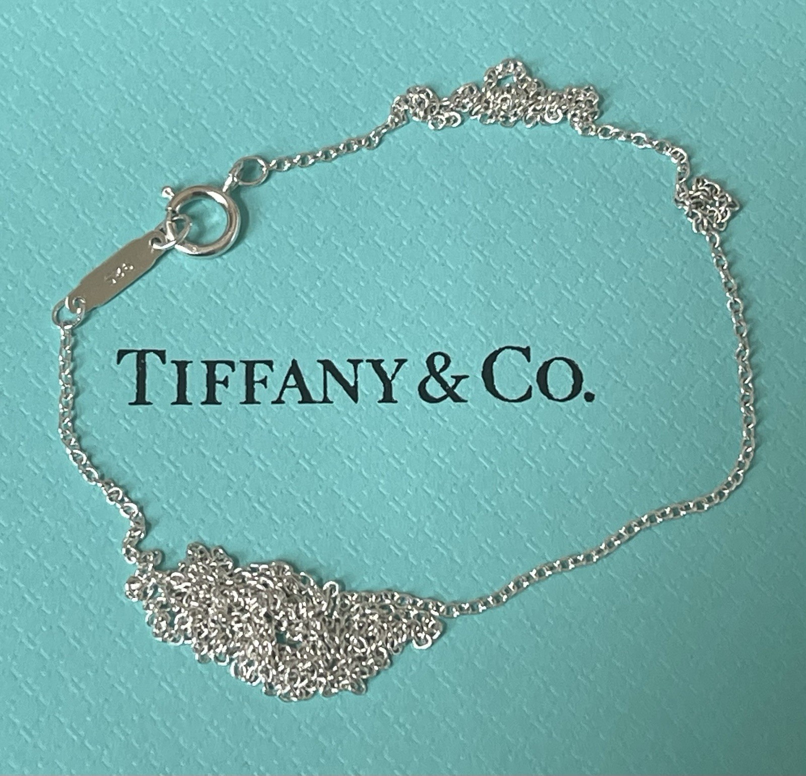 Tiffany & Co. 21” Sterling Silver .925 Round Link Chain Necklace 1.2 Grams
