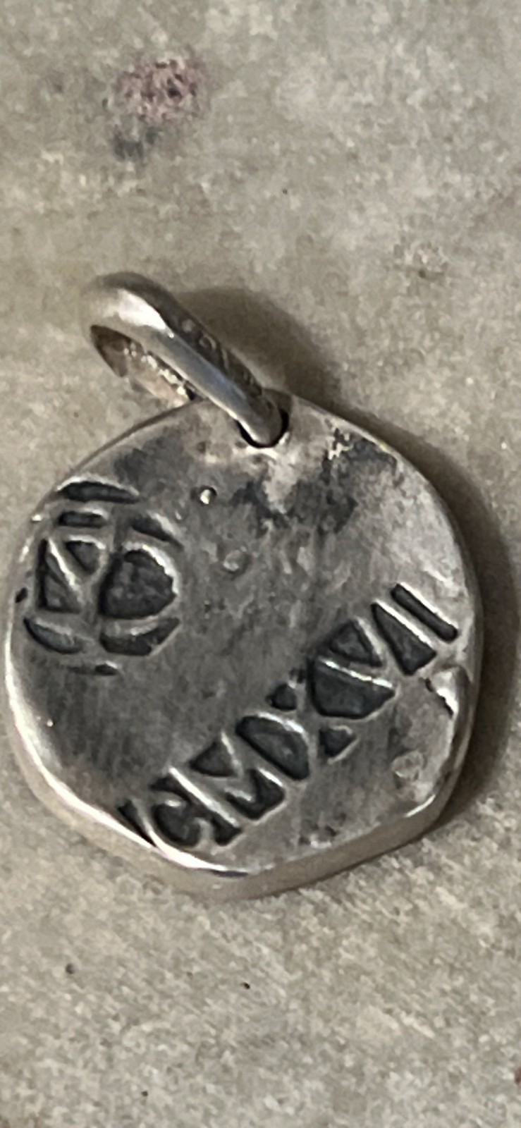 David Yurman .925 Sterling Silver Shipwreck Coin Pendant