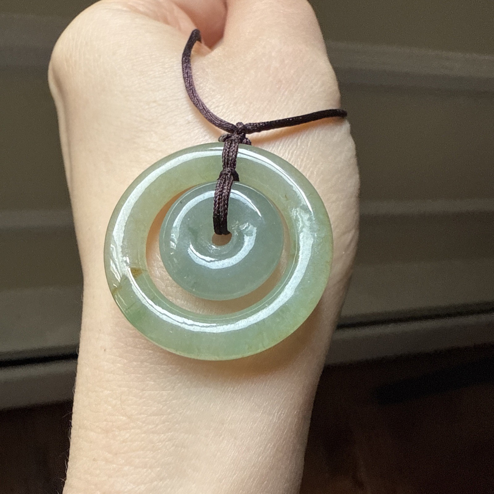 純天然翡翠A貨 untreated Myanmar Burma Grade A Jadeite Jade 老坑冰油果凍體平安扣子母扣 Certified