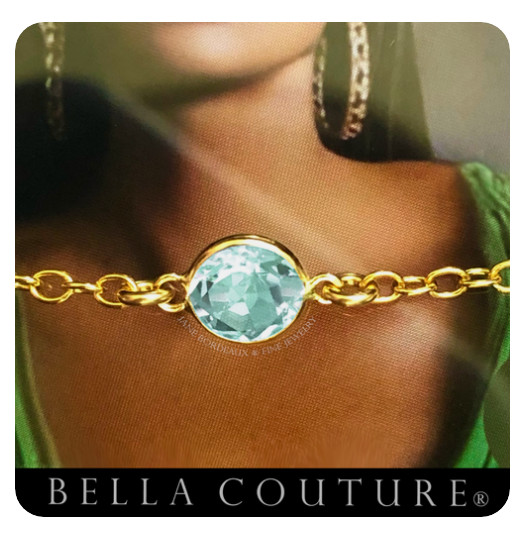 ❤️NEW BC® 14K YELLOW GOLD NATURAL PERSIAN TURQUOISE STATION NECKLACE 18″ – 16″