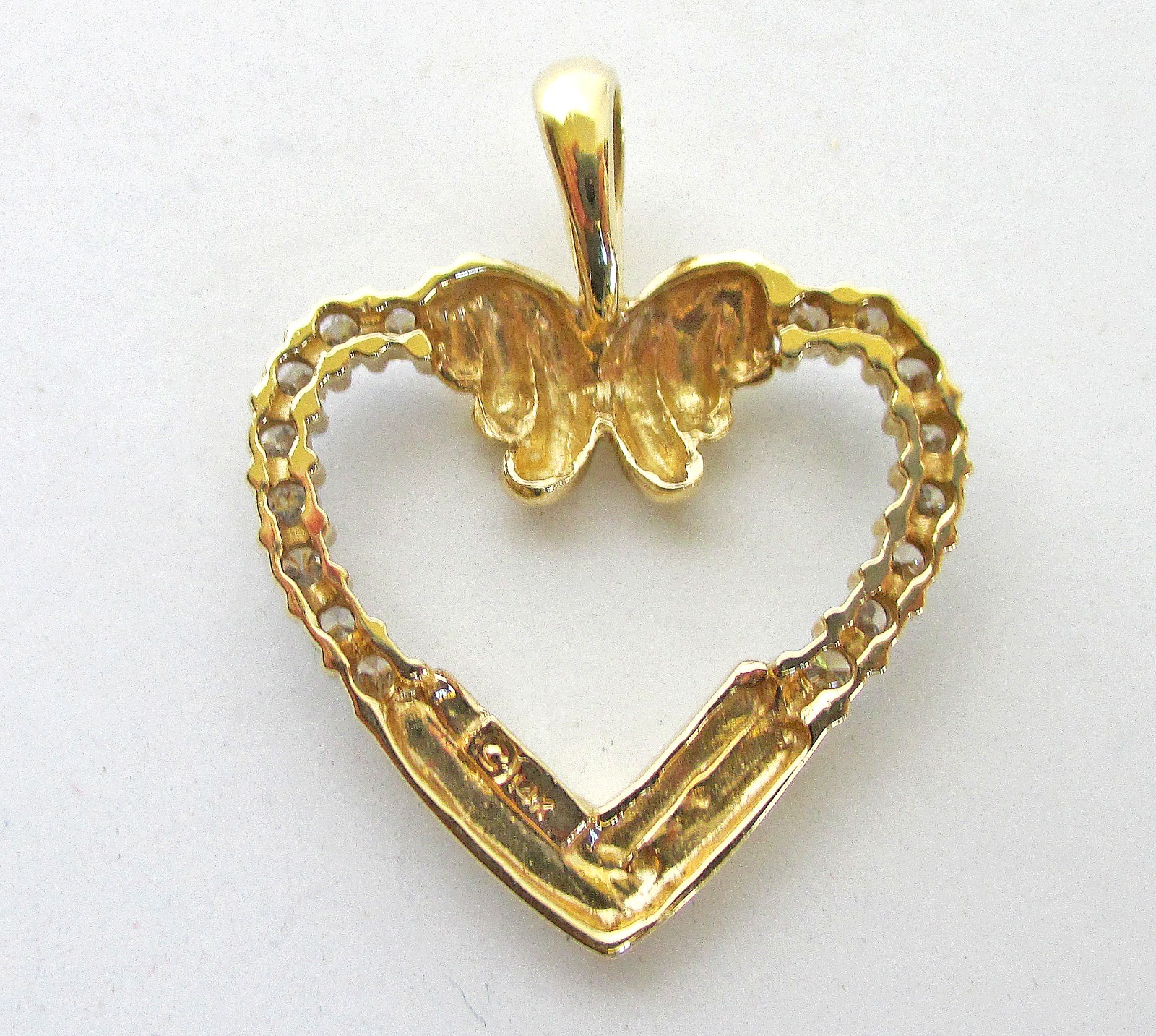 14K Diamond Pendant
