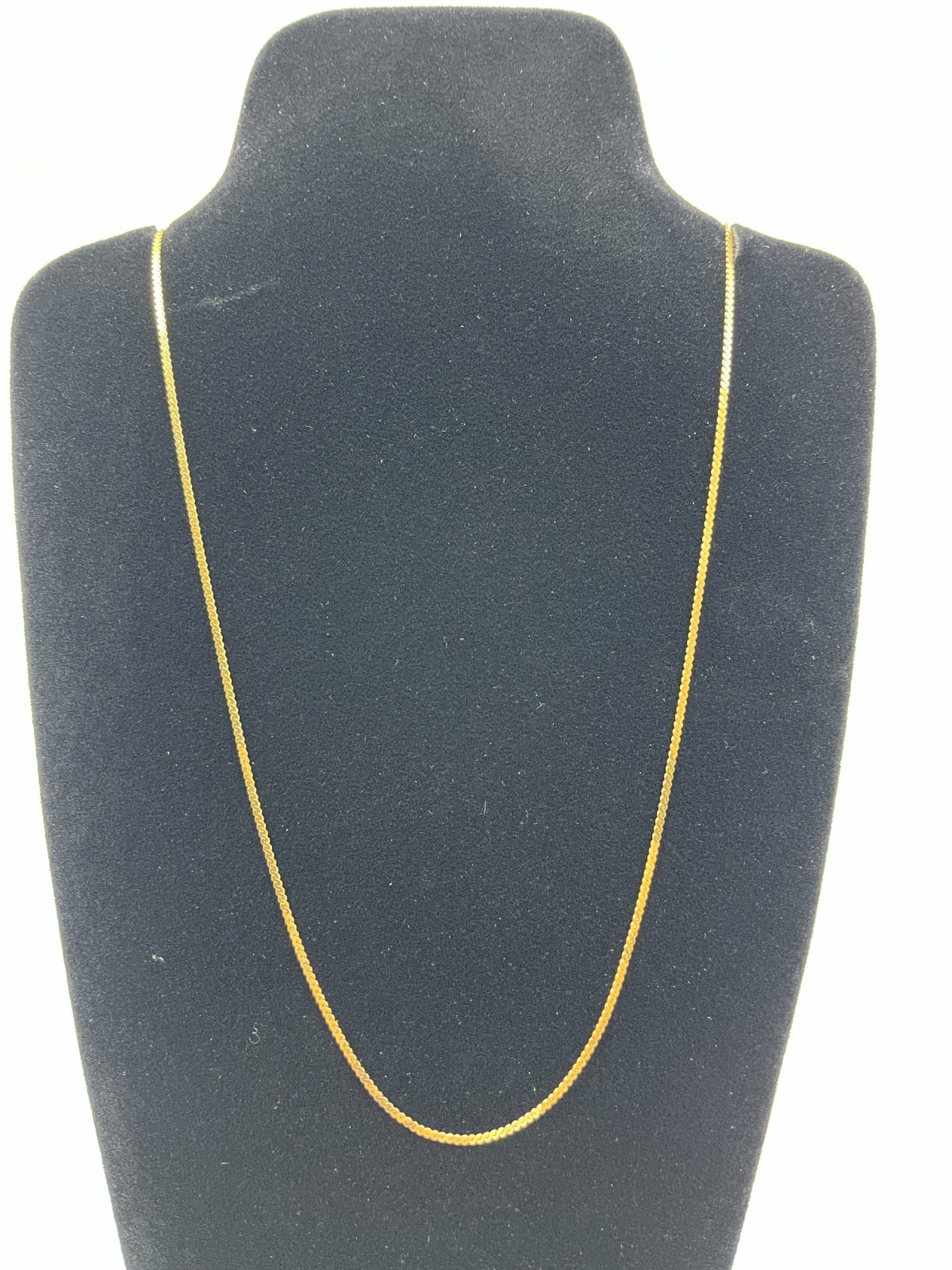 14K Italy Gold Chain Necklace 585 S Link Serpentine Chain 21” 2.5g Yellow Gold