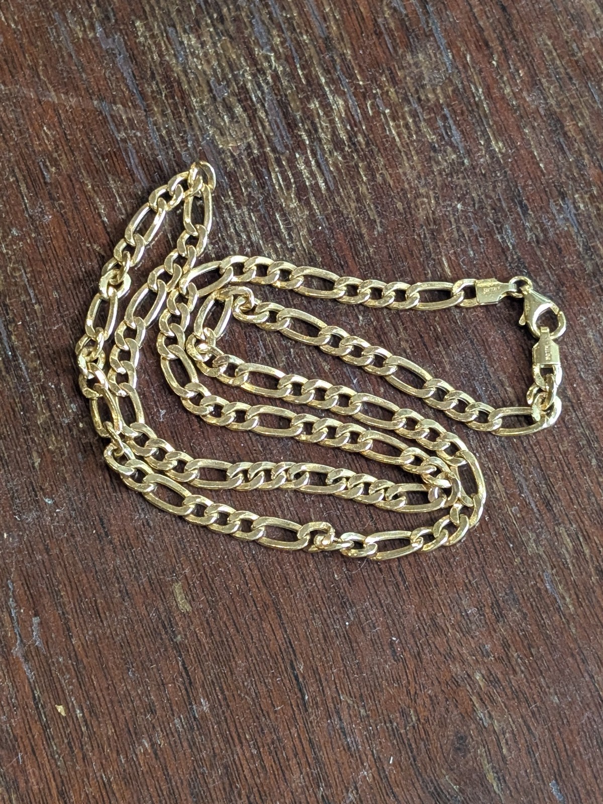 14k Gold Made In Italy Milor 20″ Linked Necklace 9.23 Grams – Scrap Or Wear