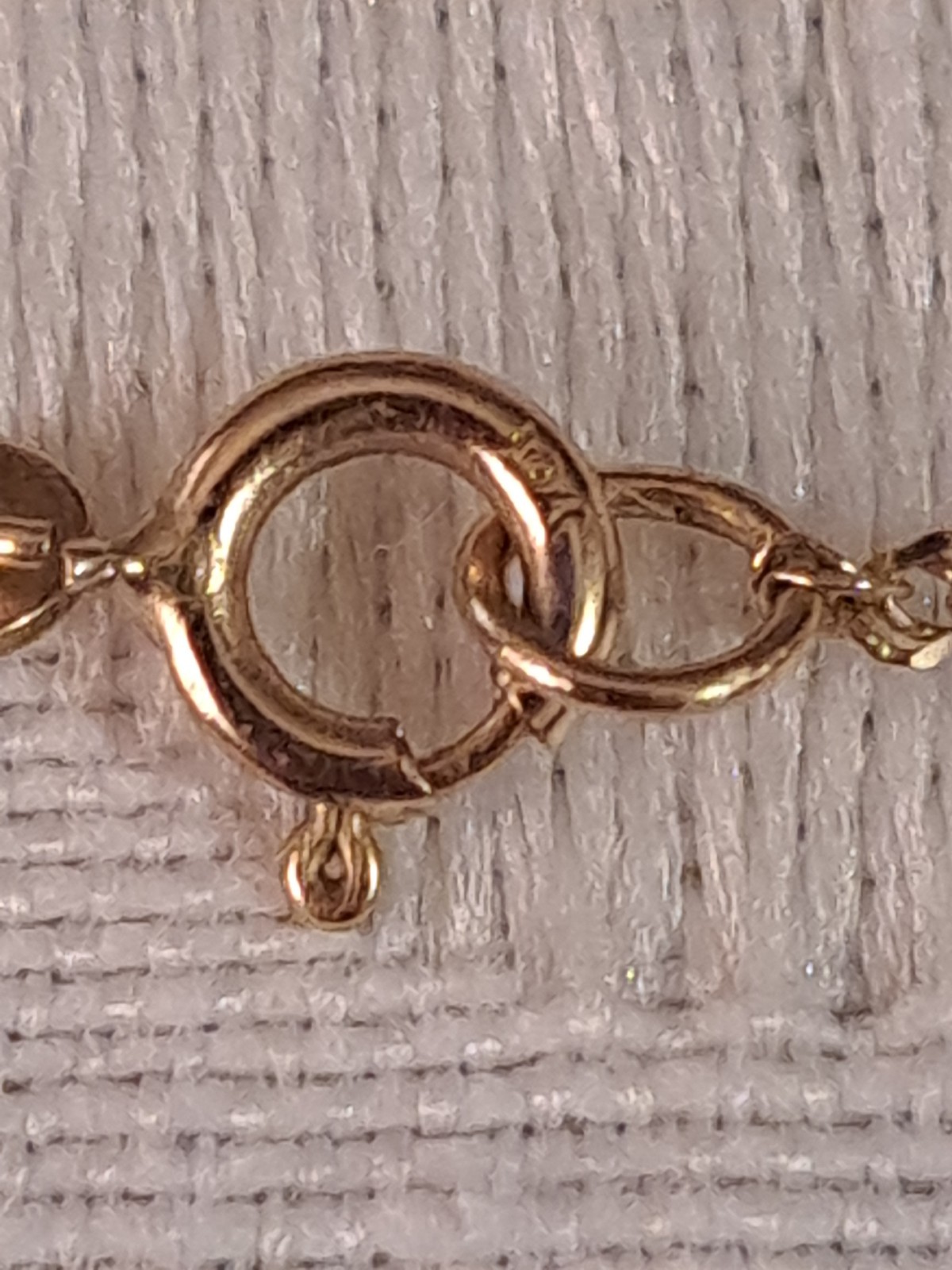 Dainty Solid 10K Yellow Gold Chain Necklace 1.07g Thin Sparkle Link Stamped CCJ
