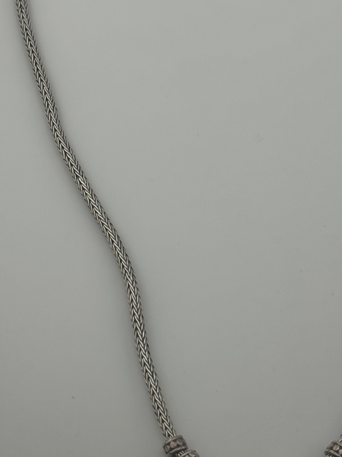 Sterling Silver Heart Necklace Toggle Clasp Signed ATI ID
