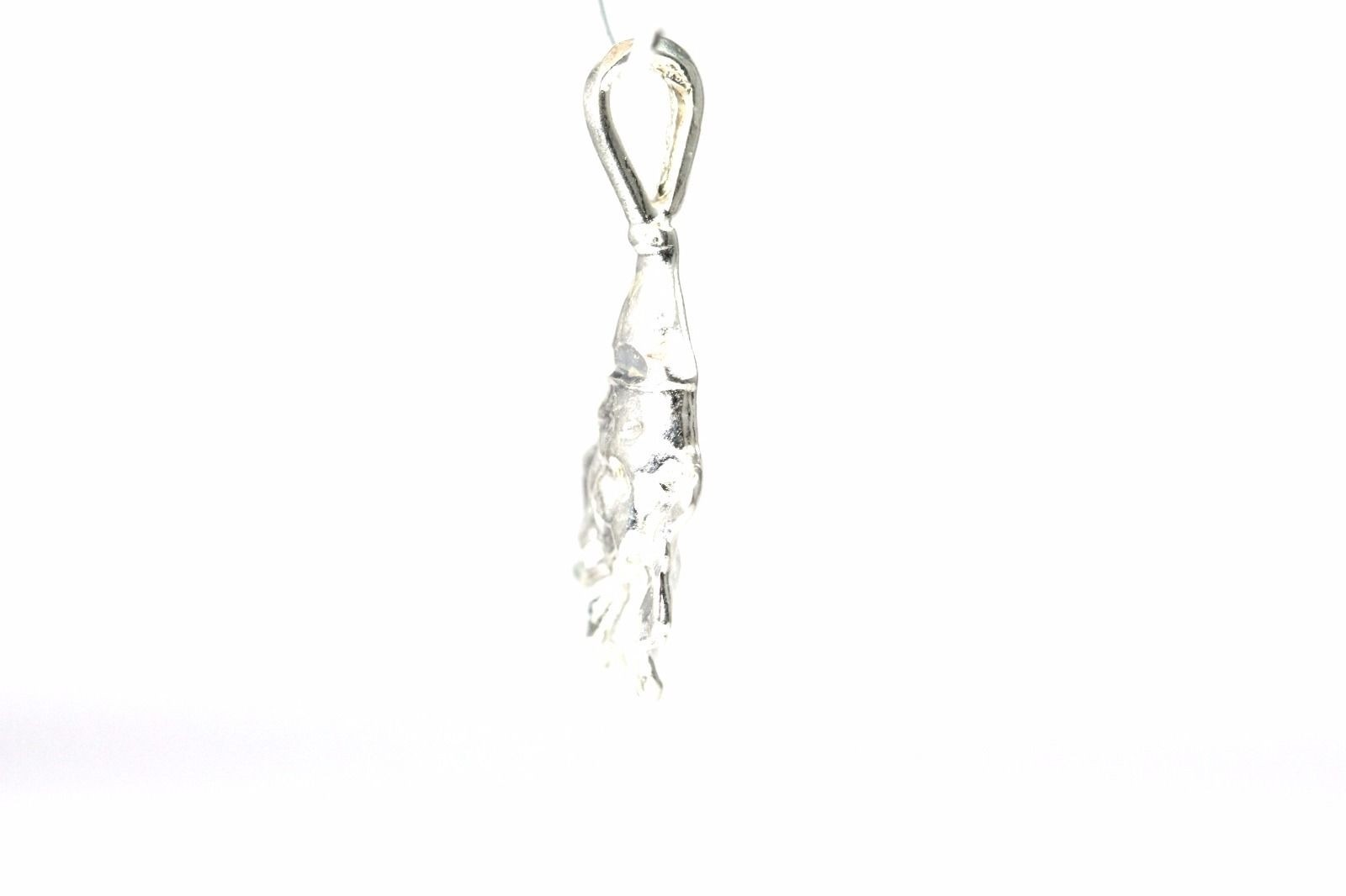 925 Sterling Silver Small Clown Head Charm/Pendant 1.3 Grams (PEN3495)