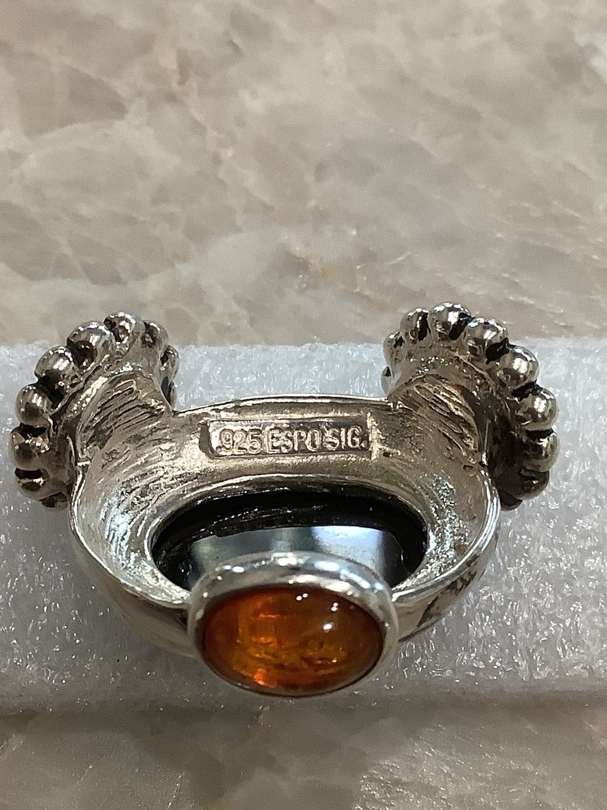 Joseph Esposito ESPO Sterling Black Onyx pendant