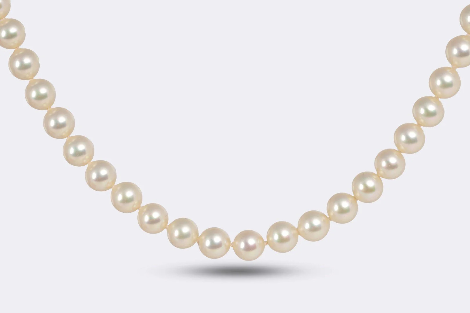 20″ Majorica 925 Silver 7mm Pearl Necklace (39.00g.)