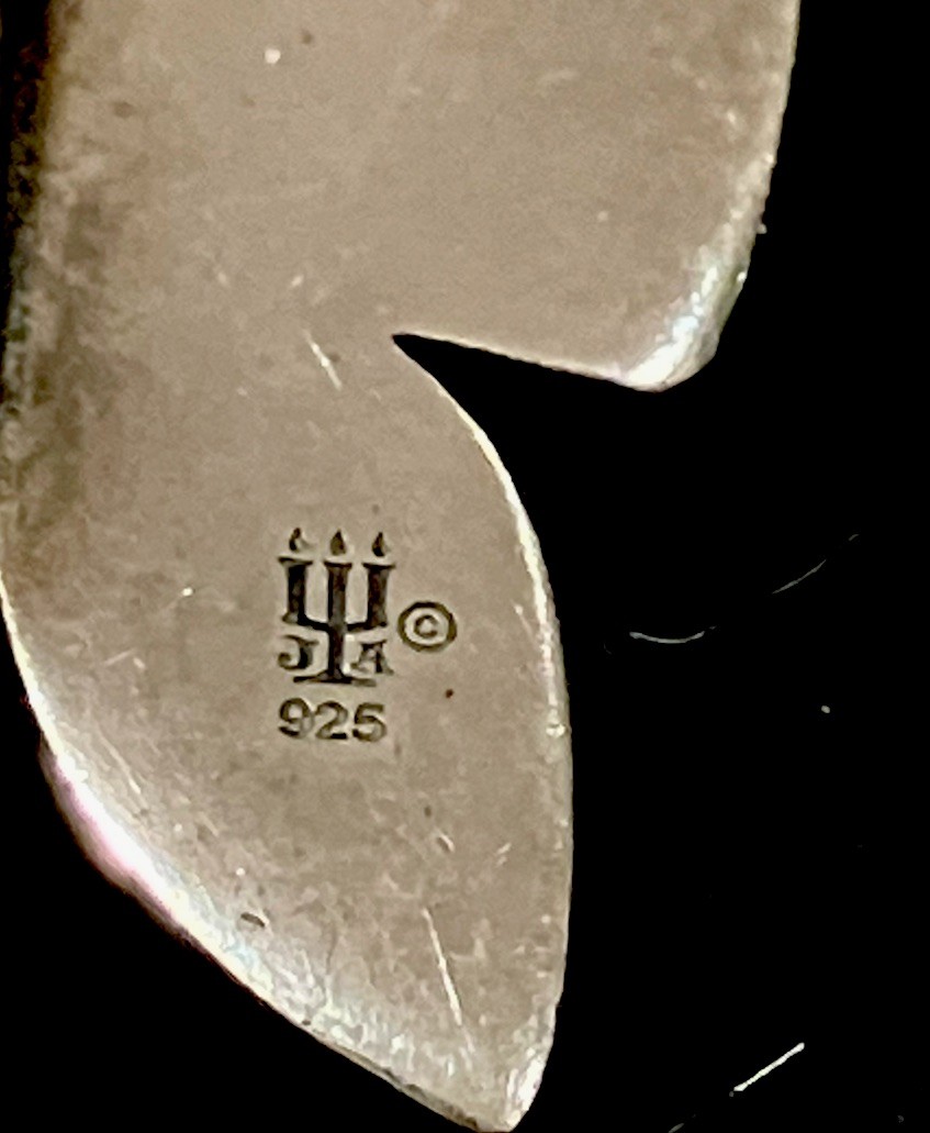James Avery Retired Signed Mariposa Butterfly 925 Sterling Pendant Enhancer