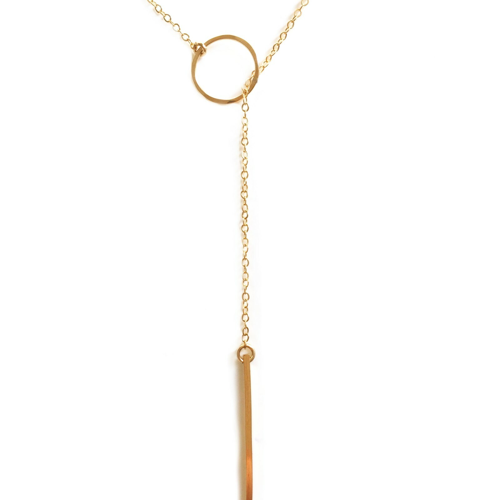 Adjustable Bar Lariat in 14k Gold Filled – New!