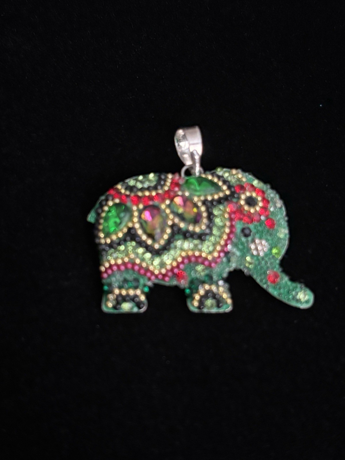 Sterling Silver Elephant Pendant