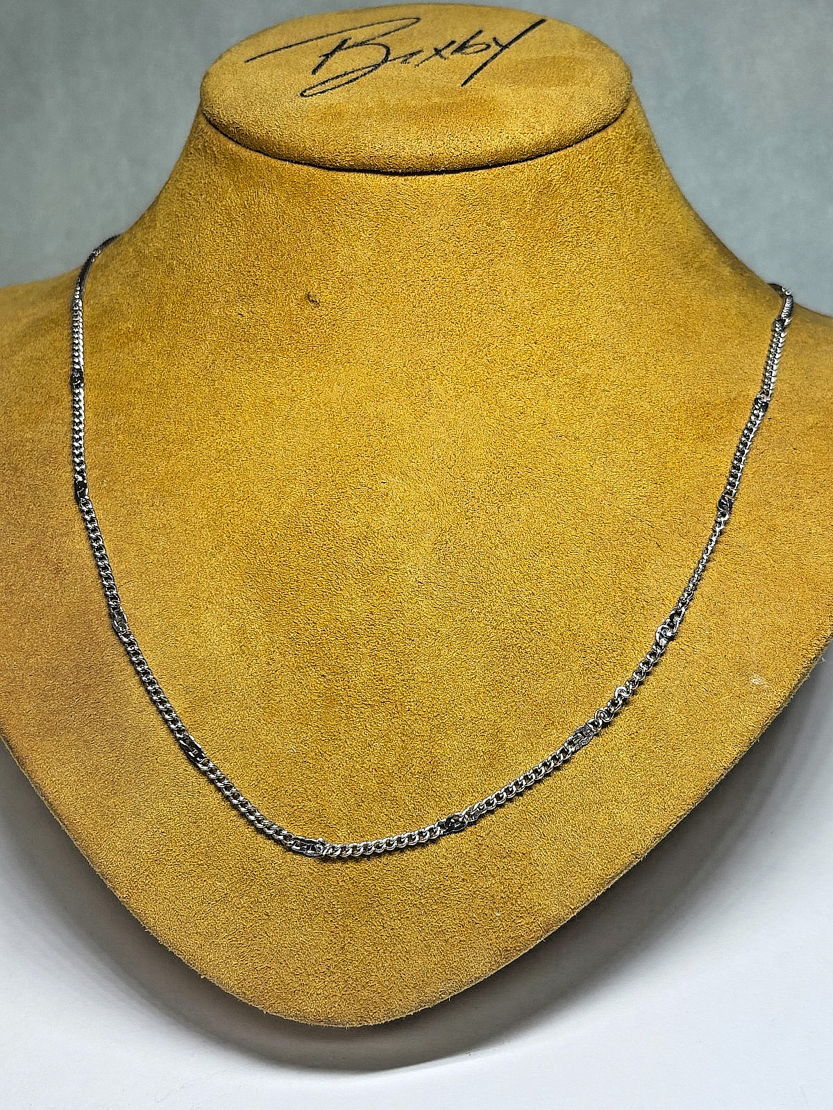 Sterling Silver Chain Necklace 2.9g 19in