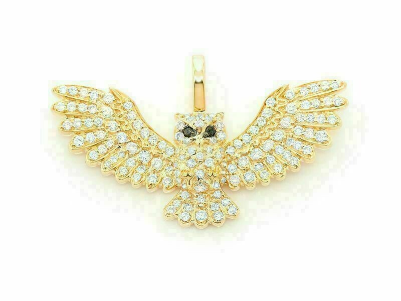 2.50Ct Round Cut Lab Created Diamond Halo Pendant 14k Yellow Gold Plated Silver