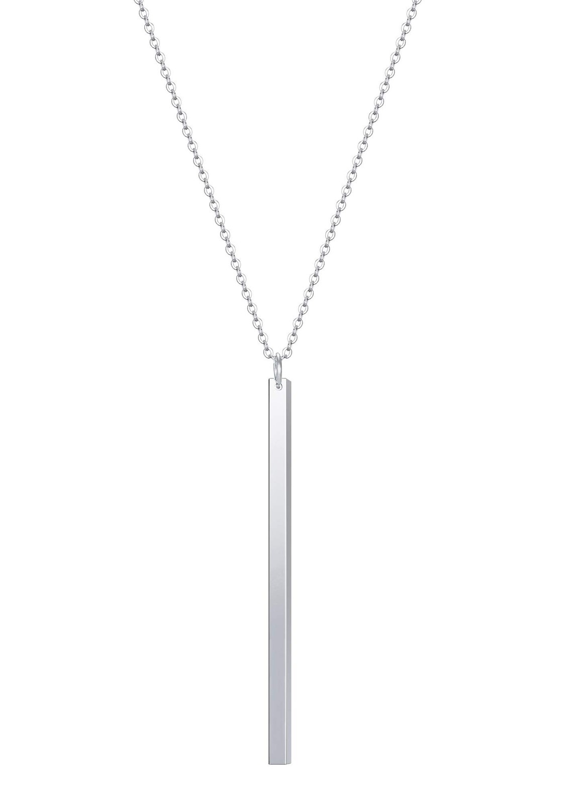Simple Long Necklace Y Layer Vertical Bar Pendant Necklaces Lariat Chain for Wom