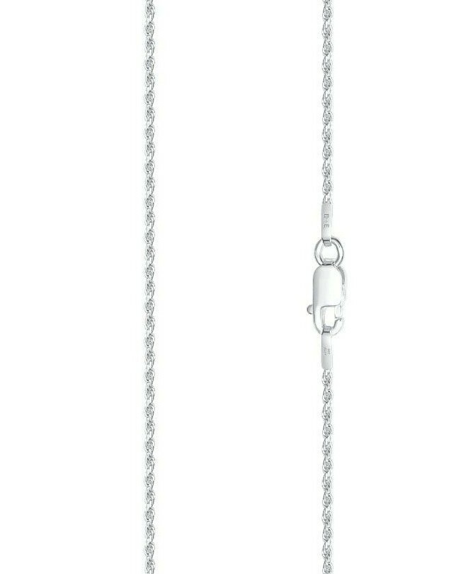 925 Sterling Silver 2mm Solid Rope Chain Necklace Nickel Free Made in Italy