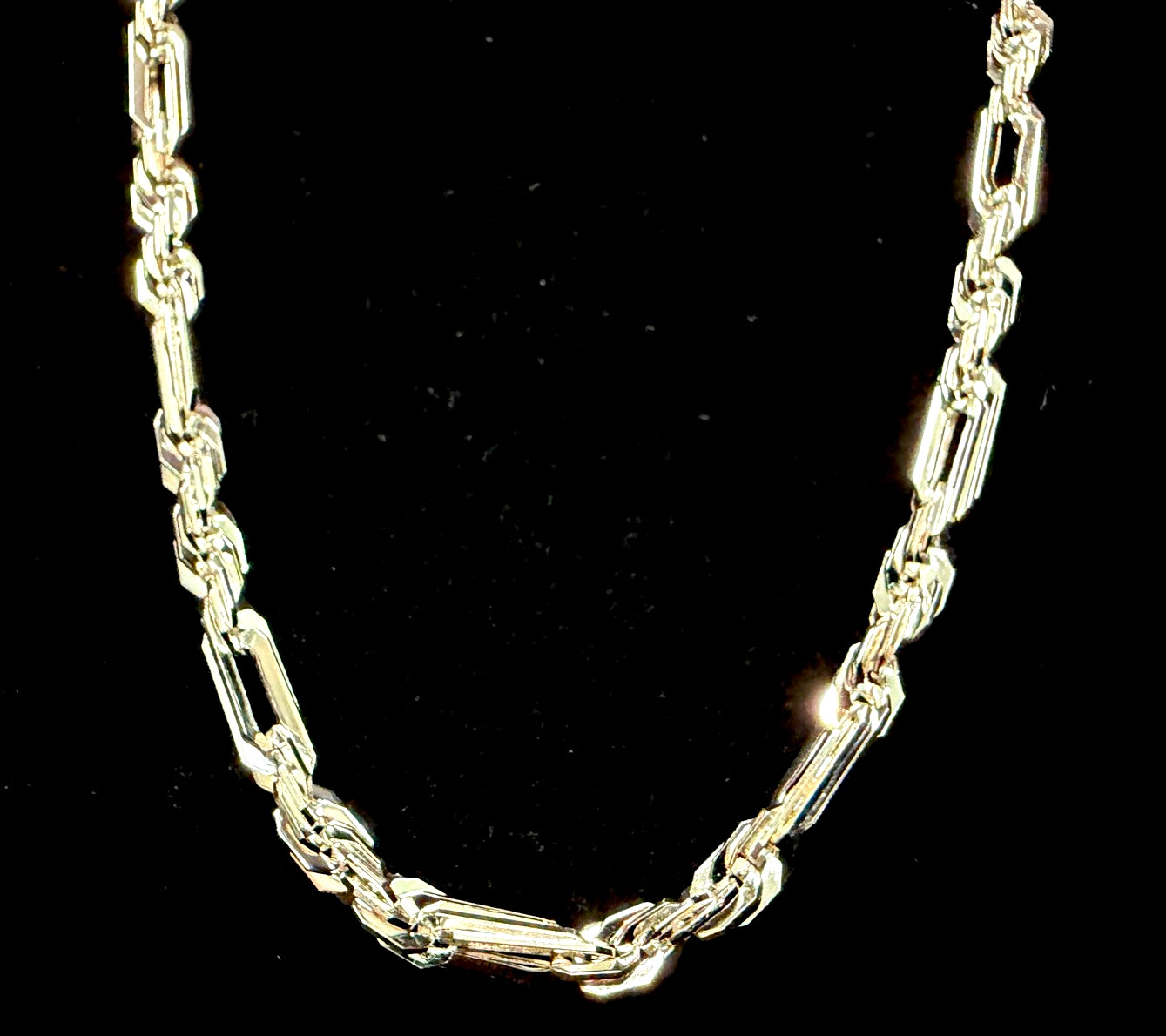Figarope Milano Italy 925 Stamped Silver filled Necklace 22in 5MM. Brand new.
