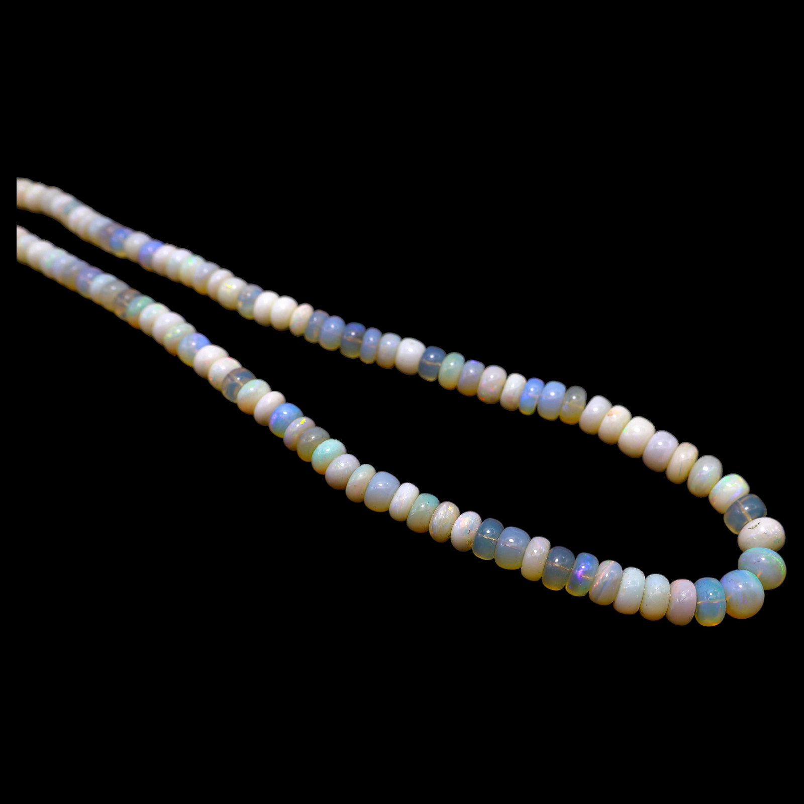 Smooth Fire Opal Beaded Not Applicable Rondelle Unique Artisan Necklace Jewelry