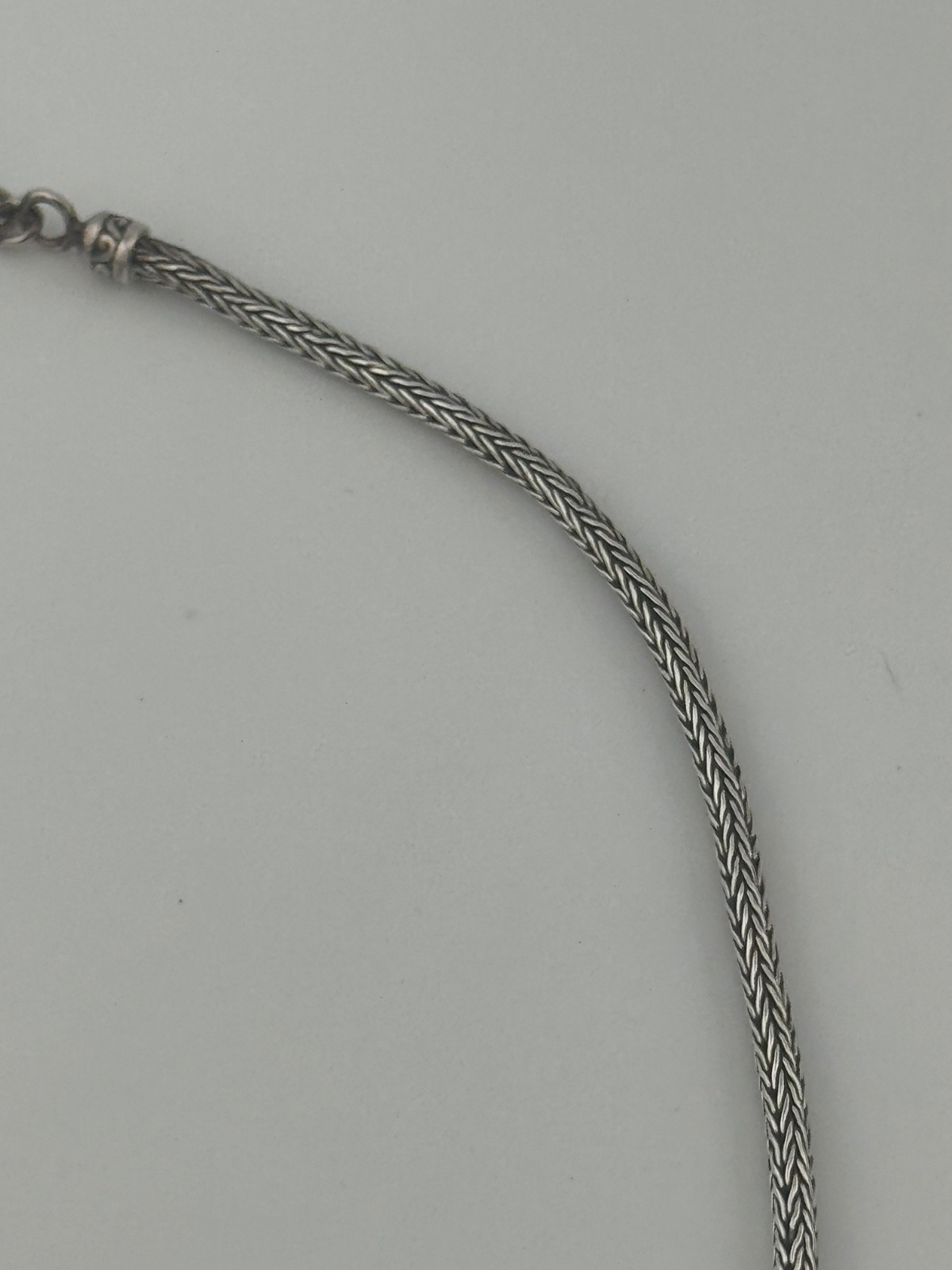 Sterling Silver Heart Necklace Toggle Clasp Signed ATI ID