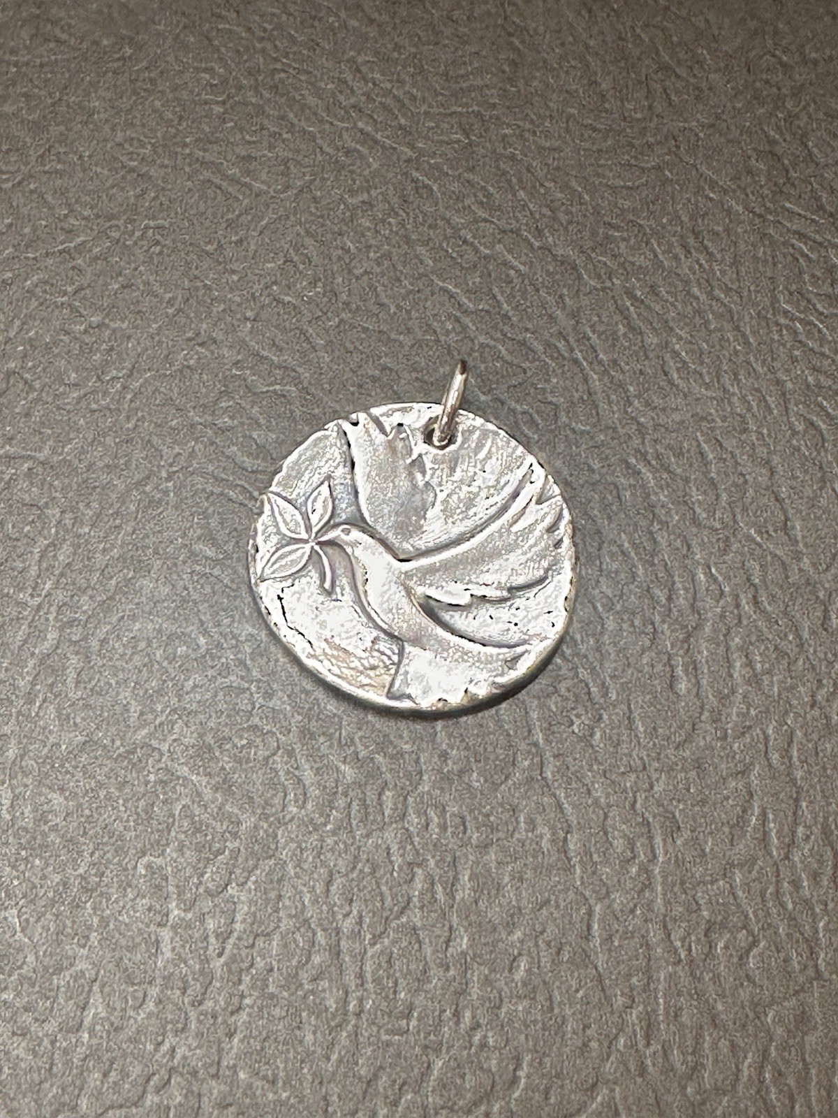 Retired James Avery Messenger of Peace Dove Pendant, Solid Sterling Silver