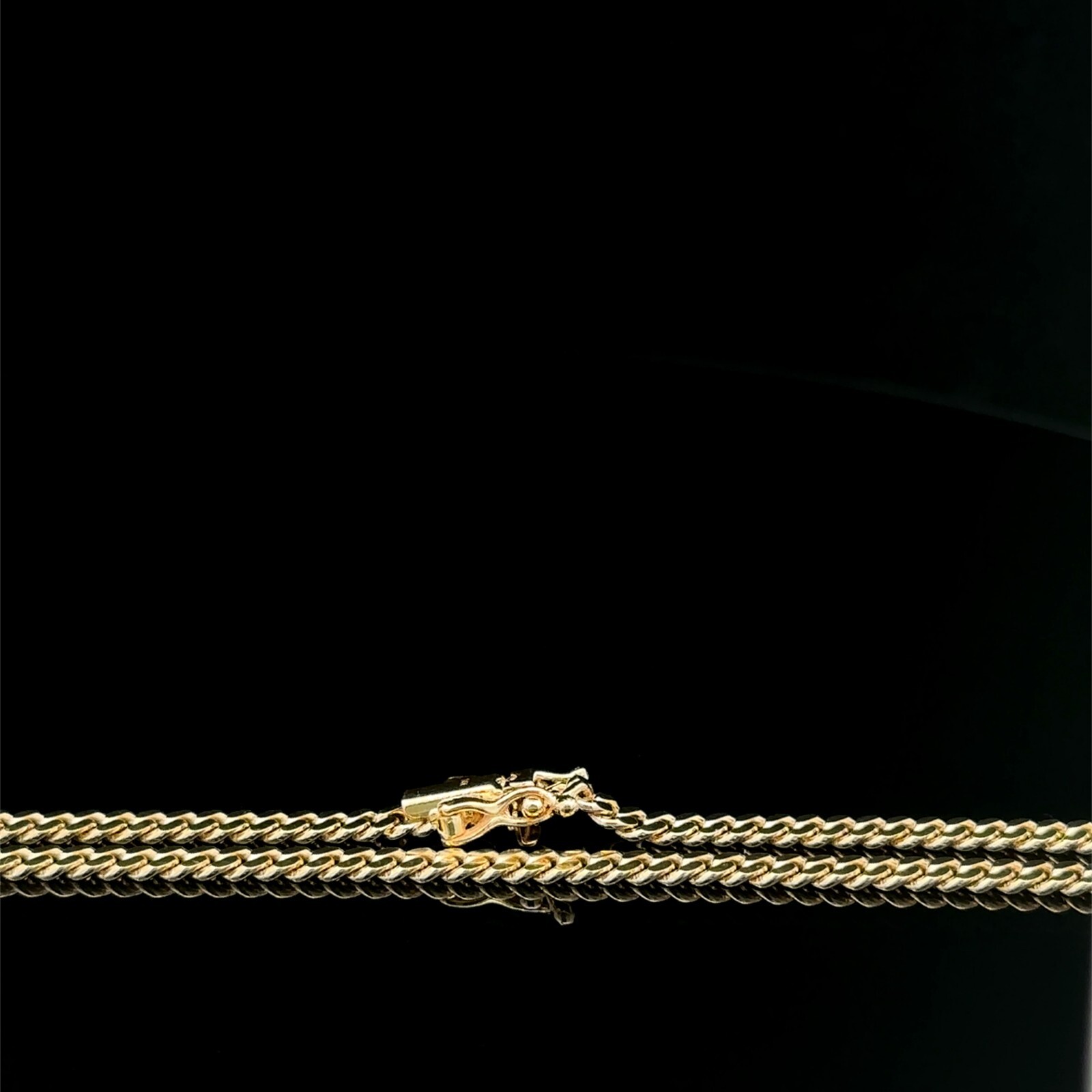 14k or 10k SOLID Gold Cuban Link 3mm Chain Necklace 16 18 22 24 26″ w/ Box Lock