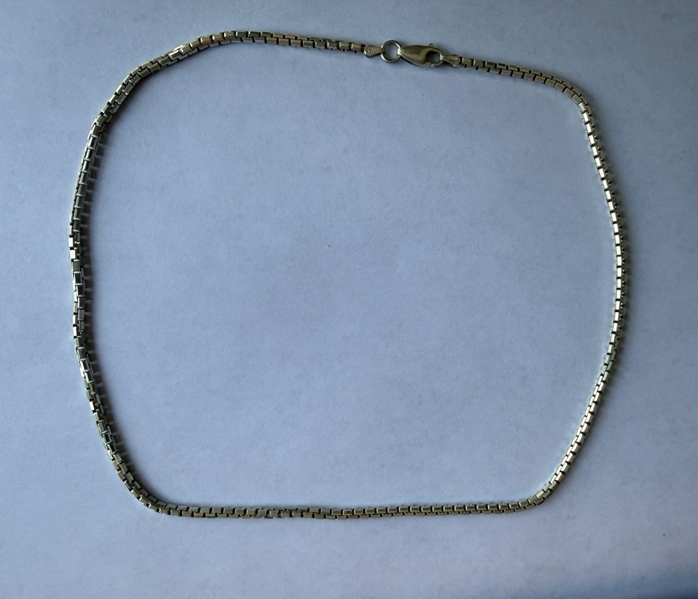 Beautiful Italian Sterling Silver (.925) 3mm wide, 20″ Box Chain, ~22 grams