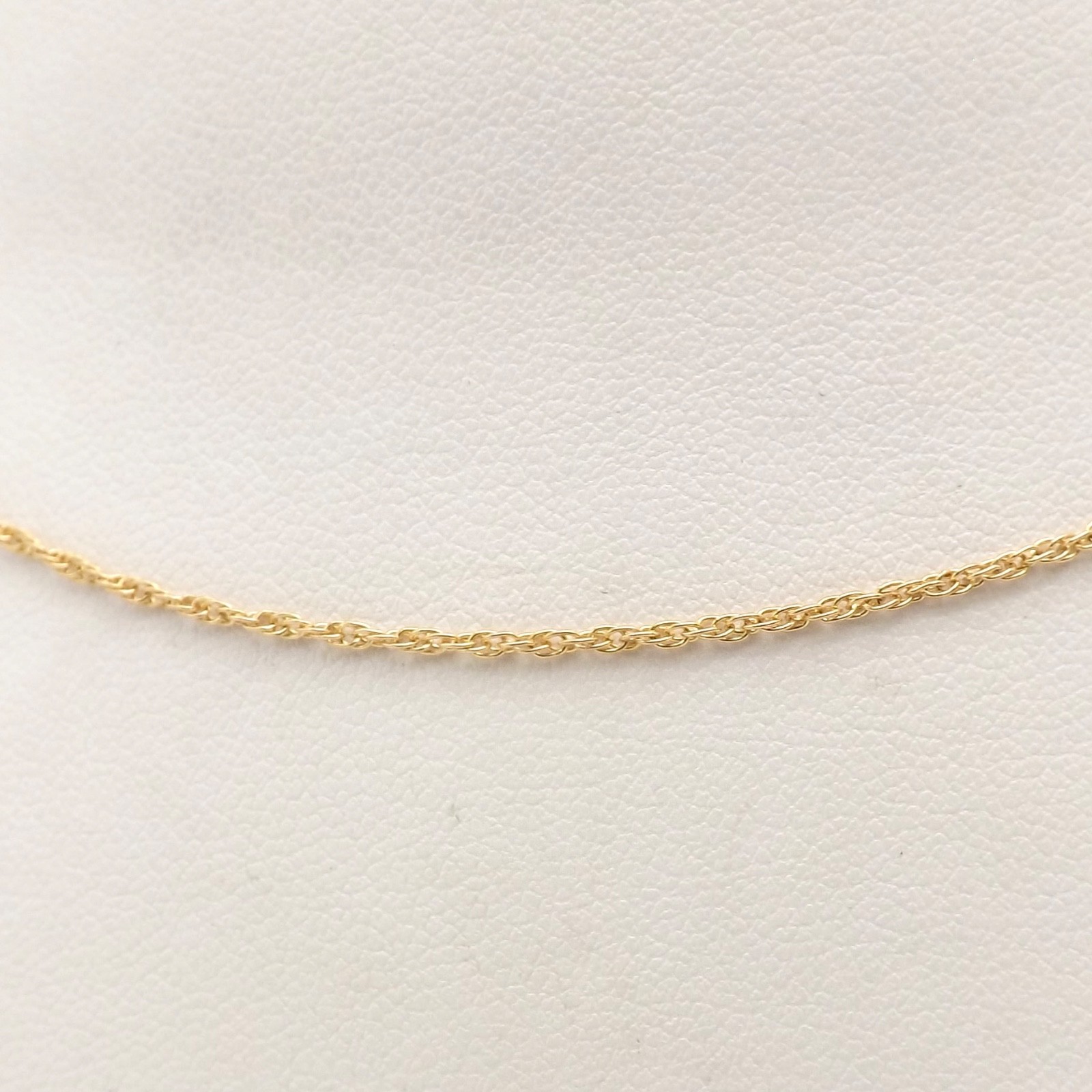 Solid 14k Gold Twisted Open Rope Singapore Link Pendant Chain Necklace Italy