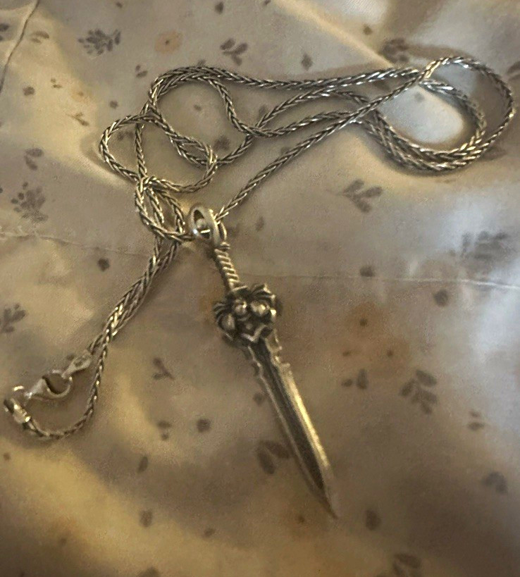 Sterling Silver Sword Pendant