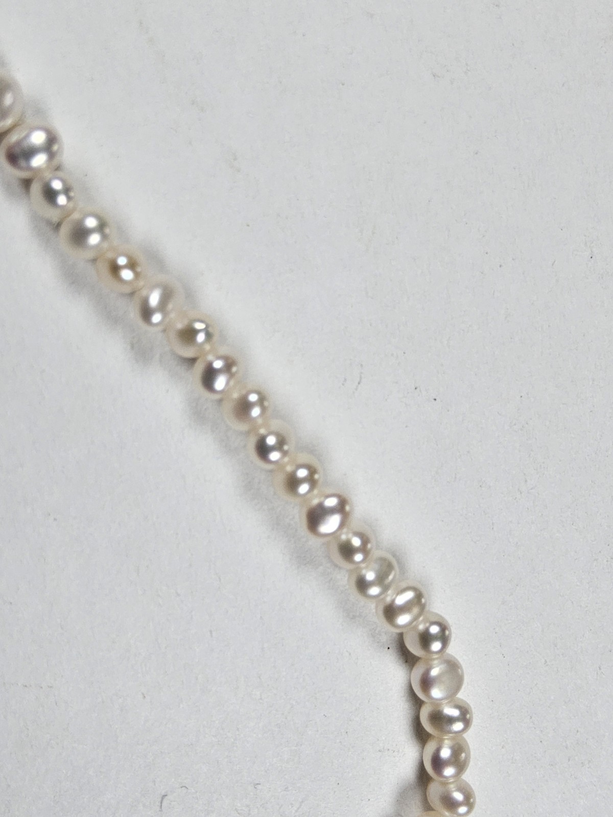 Dainty Seed Pearl With Pearl Pendant Ivory Necklace
