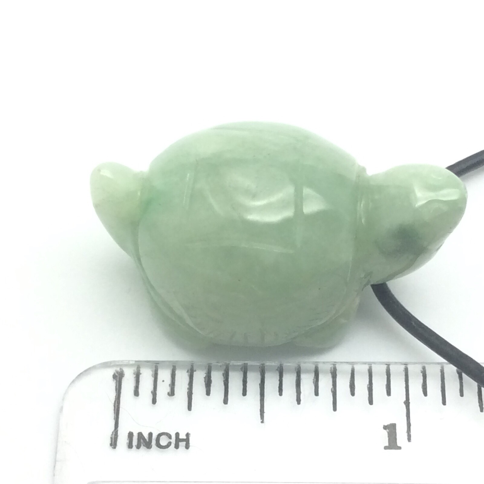 Burmese Jade Turtle Pendant Green Jadeite Jade Stone Necklace Myanmar Burma #6