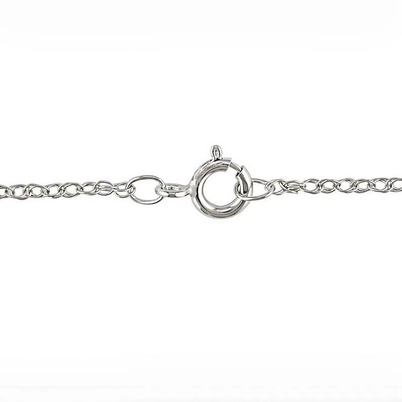 3/4 Ct TDW Round Solitaire Diamond Pendant 14k White Gold Womens Necklace