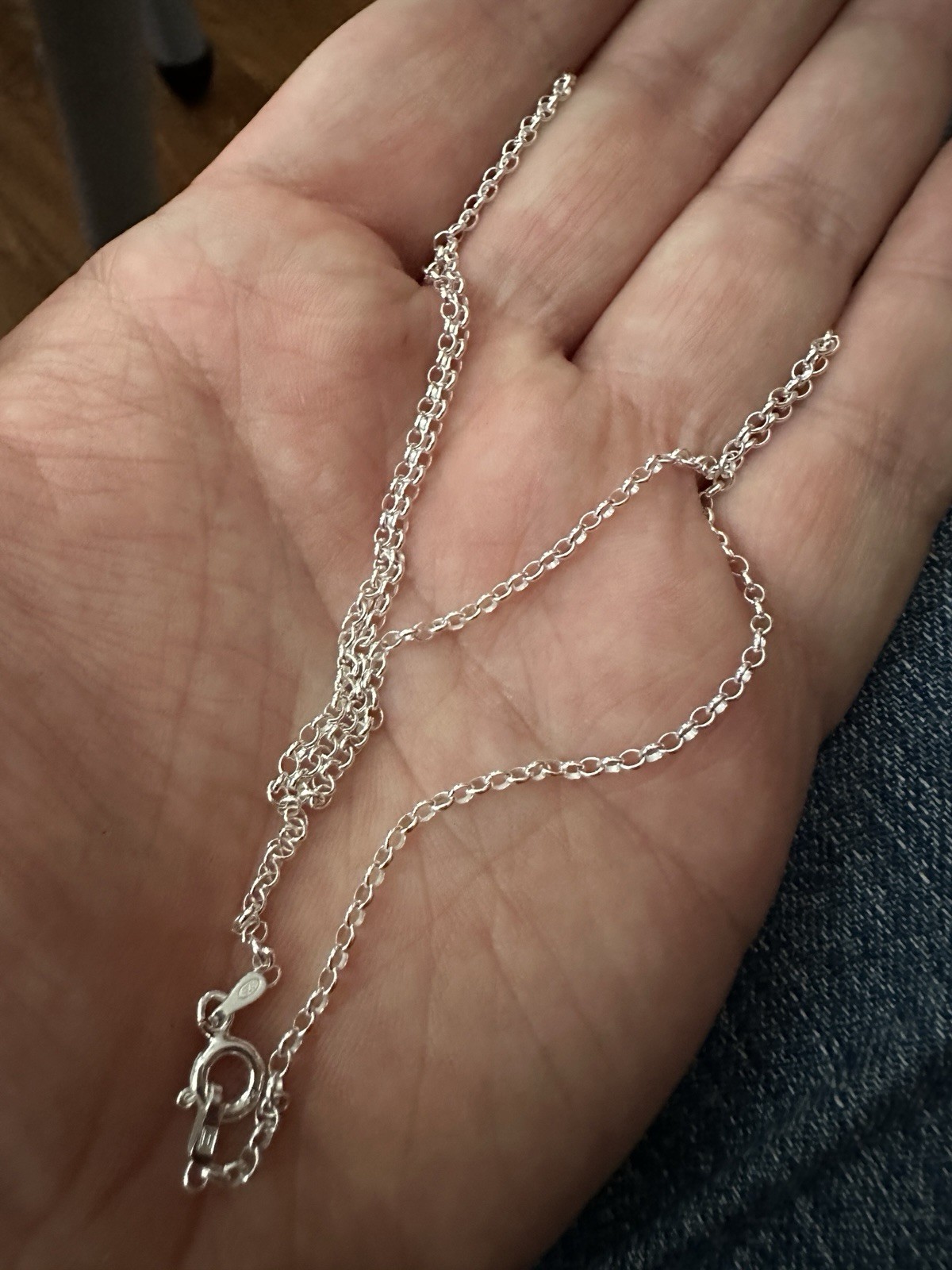 Sterling Silver 18” Rolo Chain 2mm