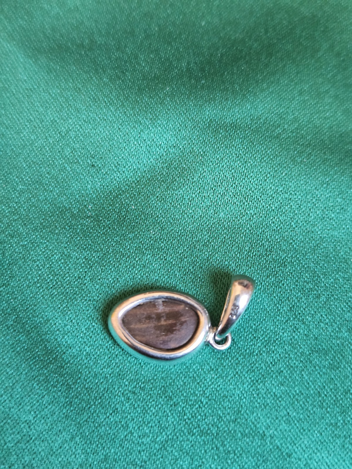 Opal Natural Australian Pendant Free Form Sterling Silver 925