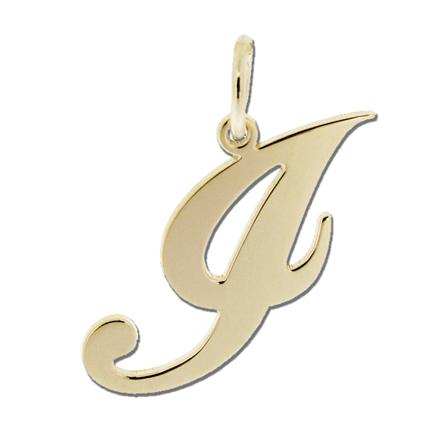 9ct Gold Plated Any Initial Letter Name Pendant Charm Necklace & Chain Option