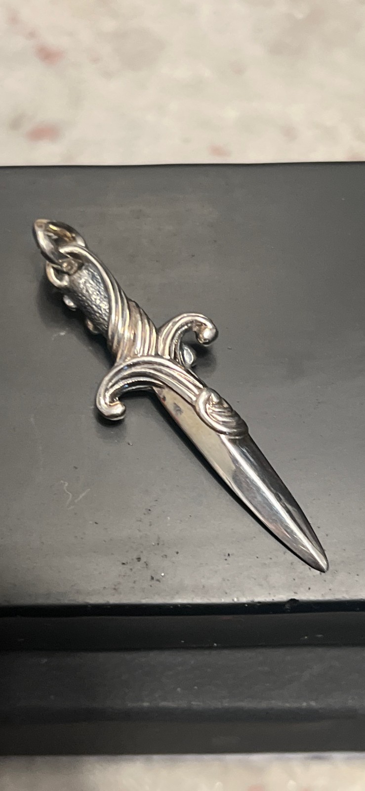 David Yurman Sterling Silver Waves Dagger (6)