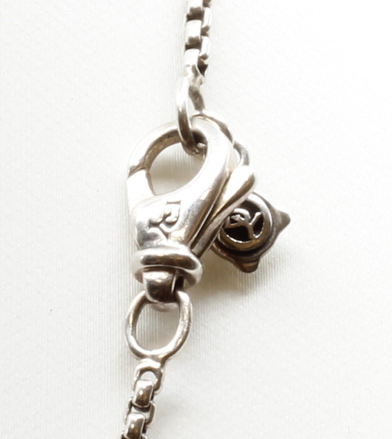 David Yurman Petite Pavé Single Station Necklace with Pink Sapphires 16-17″