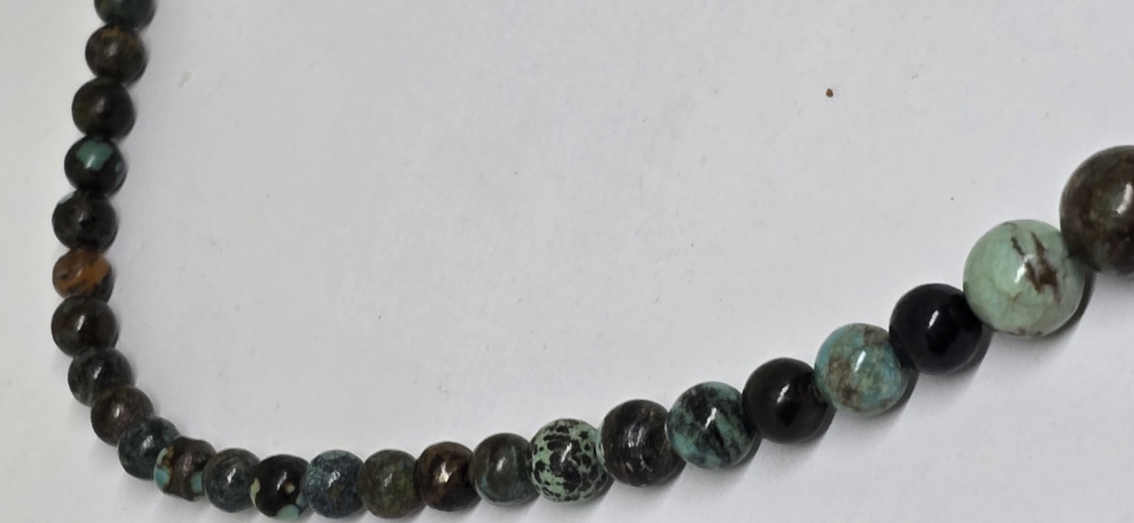 Jay King Graduated Red Skin Turquoise On 925 Sterling Silver Necklace