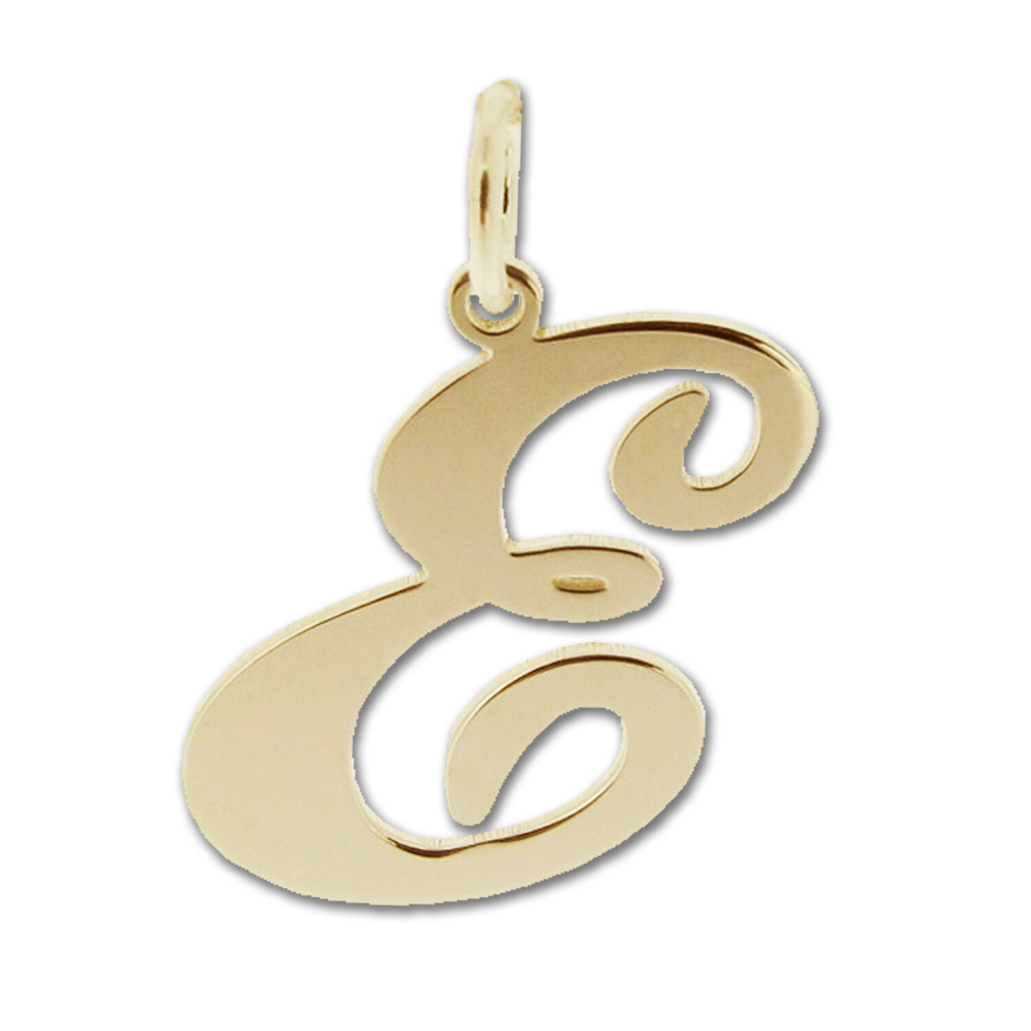 9ct Gold Plated Any Initial Letter Name Pendant Charm Necklace & Chain Option