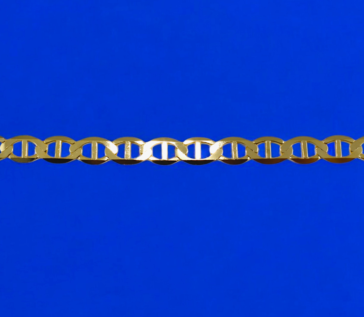 10K Yellow Gold SOLID Anchor Mariner Necklace Bracelet Chain Link 3mm-6mm 7″-30″