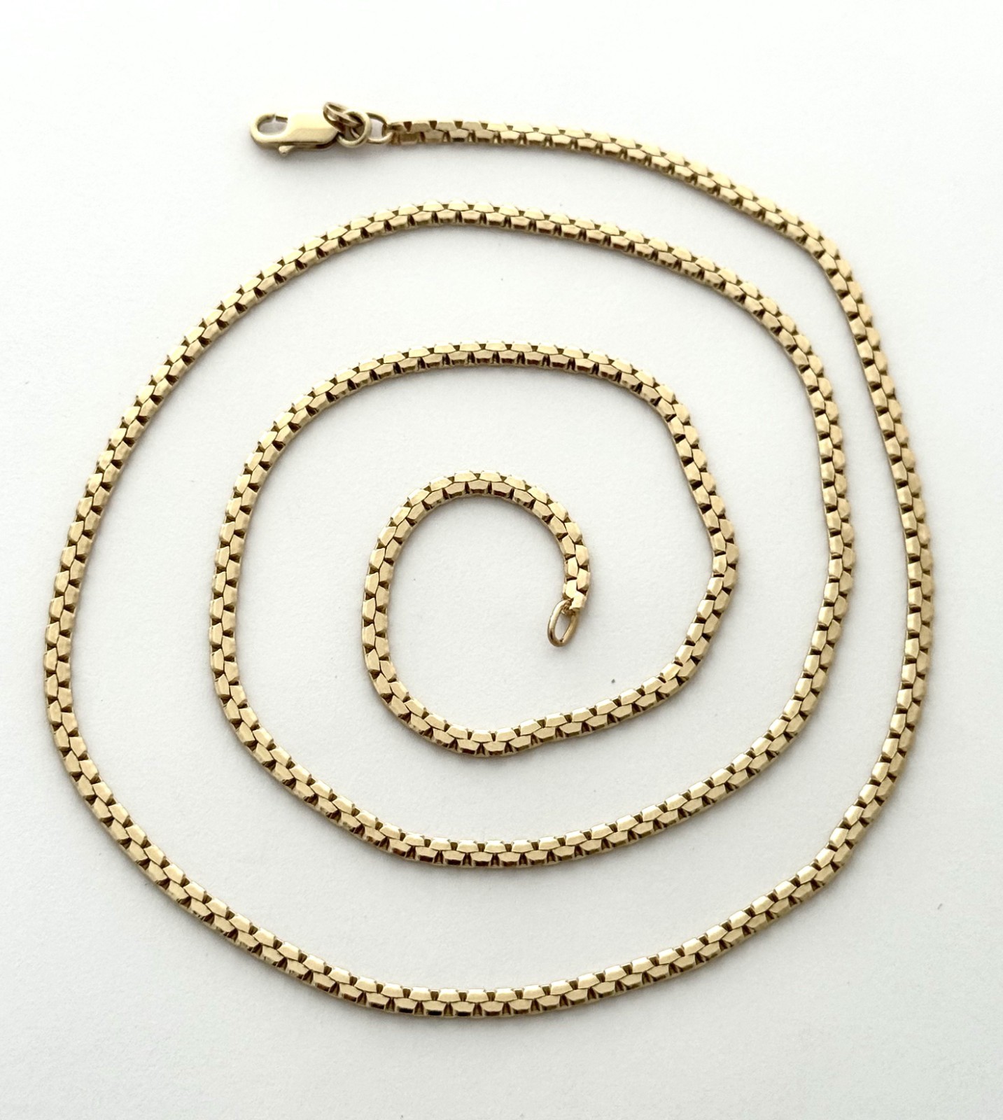 UNISEX CHAIN NECKLACE 14K YG, ITALY, 16.0 GRAMS, 24″ LONG , APPR RET USD $4,300