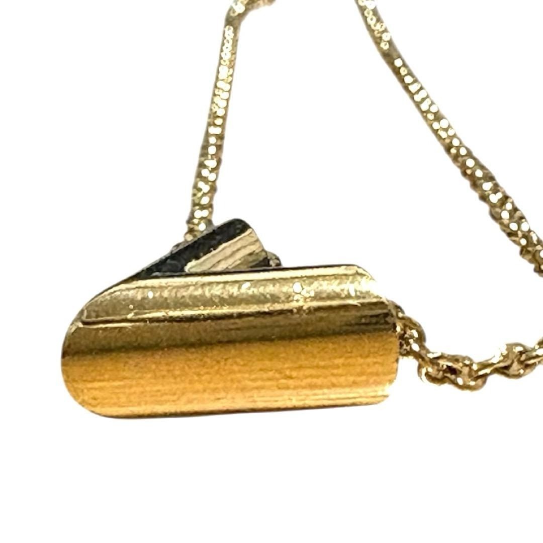 Very Good Louis Vuitton M61083 Essential V Necklace in Gold Authentic