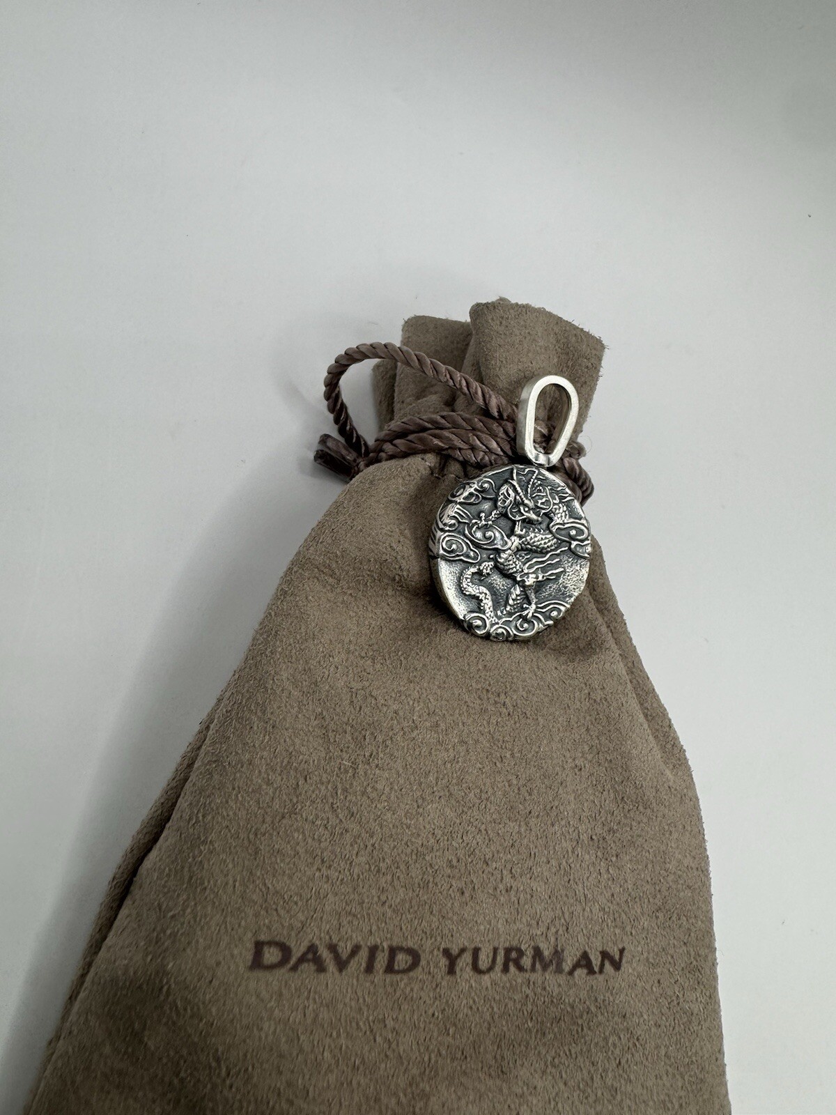 David Yurman Sterling Silver Dragon Amulet