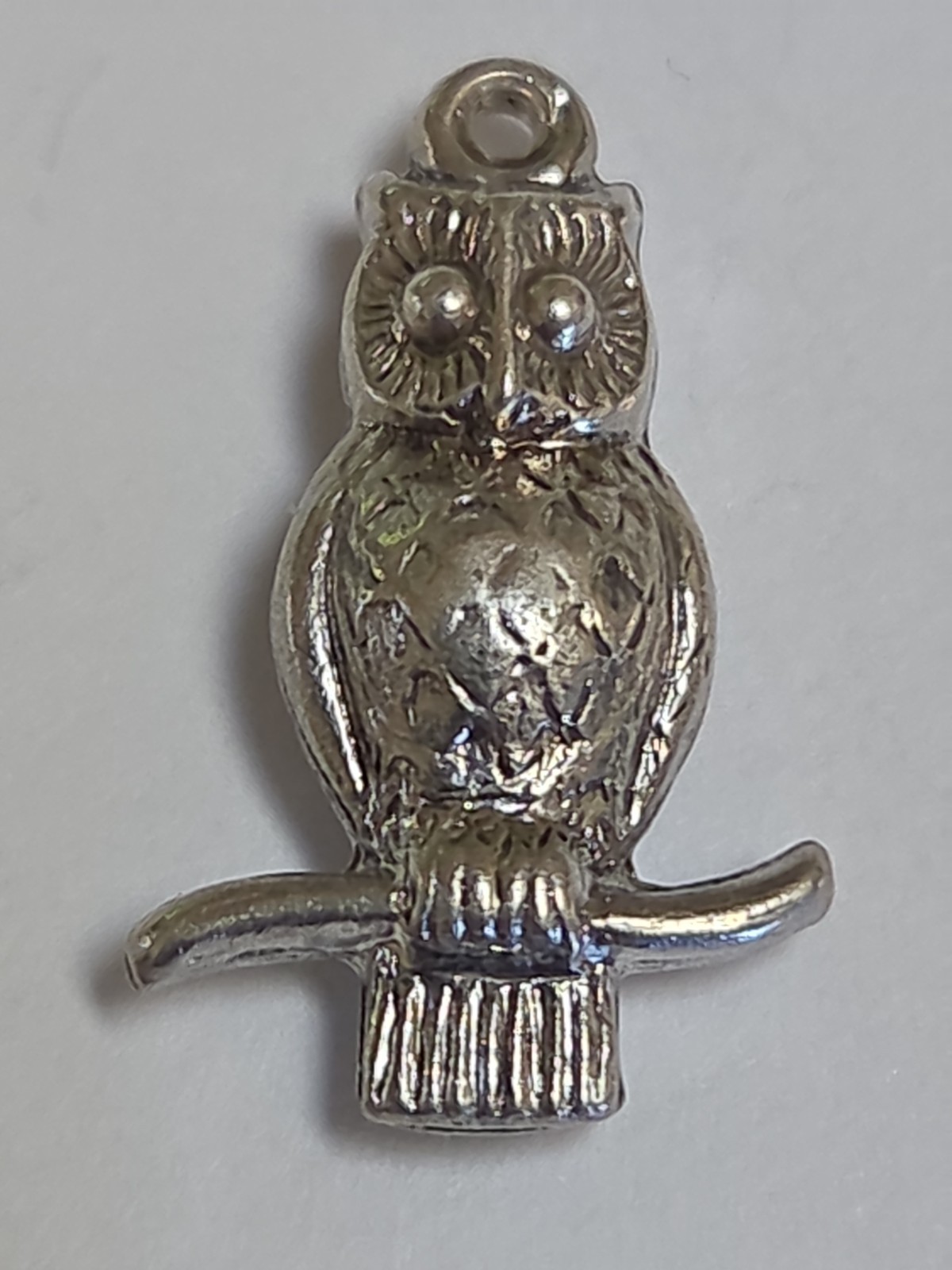 Sterling Silver ~ Owl Charm ~ Durable for DAILY Wear ~ VINTAGE