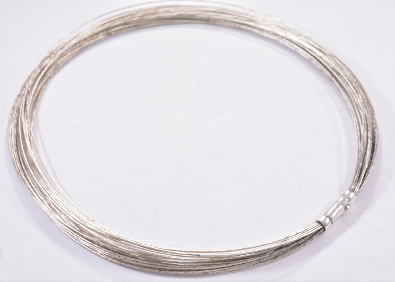 Tiffany & Co Germany Sterling Silver Multi Wire Choker 16″ Collar Necklace Rare