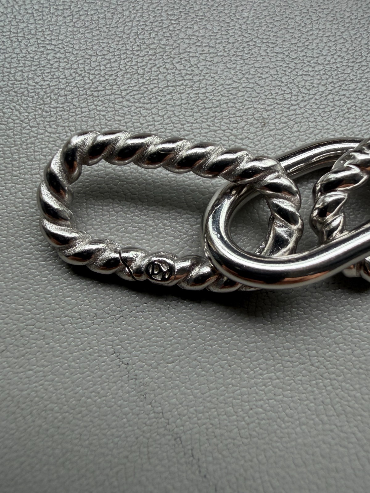 David Yurman Madison Necklace Sterling Silver 925 with18K Yellow Gold 19.5in