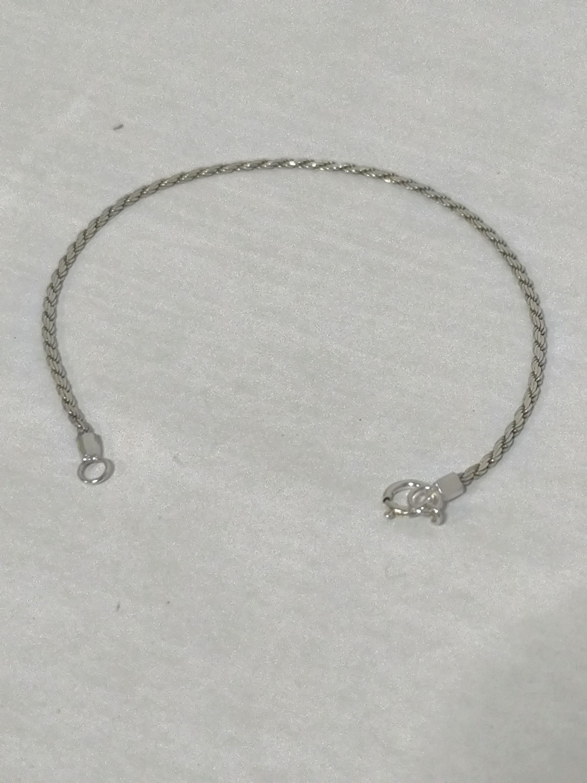 Sterling Silver 925 Thin Bracelet 7 Shiny Free Shipping USA Seller 1mm Thick